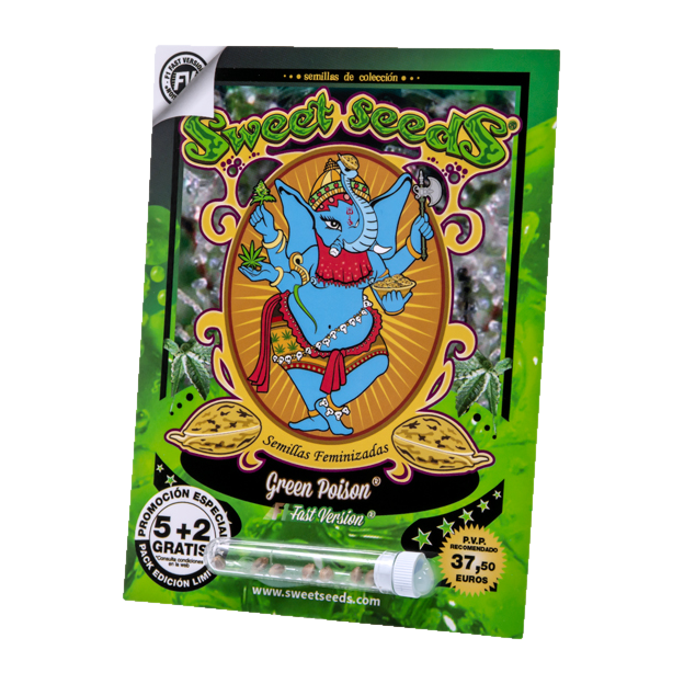 Sweet Seeds – Green Poison F1 Fast Version – semi da collezione (5+2 pz)