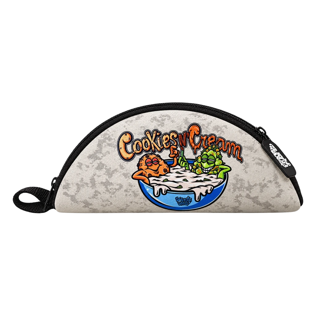 Vassoio portatile Best Buds con zip, grafica Cookies N Cream