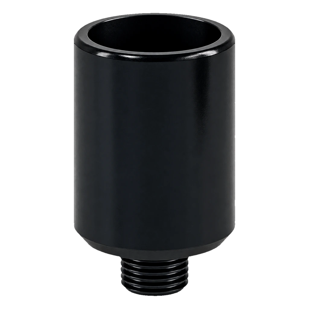 Fornello in alluminio nero per bong in acrilico – Ø 20 mm