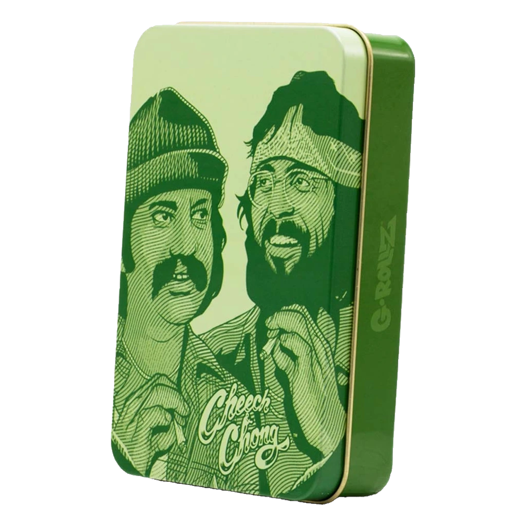 G-Rollz Cheech & Chong – Scatola portaoggetti in metallo "Friends" 13 × 8,5 × 3 cm