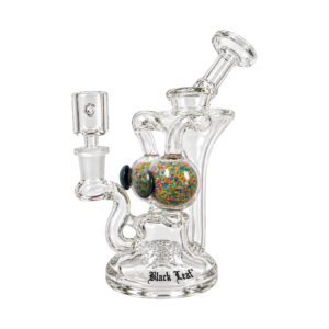 Dabber in vetro con sfera colorata