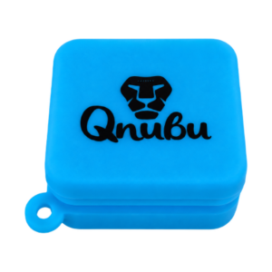 Contenitore in silicone per oli blu 4 cm