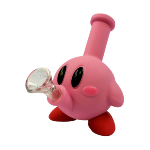 Bong in silicone Creaturina rosa con pezzi rimovibili 14 cm