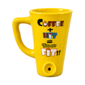Bong Tazza gialla 25 cm