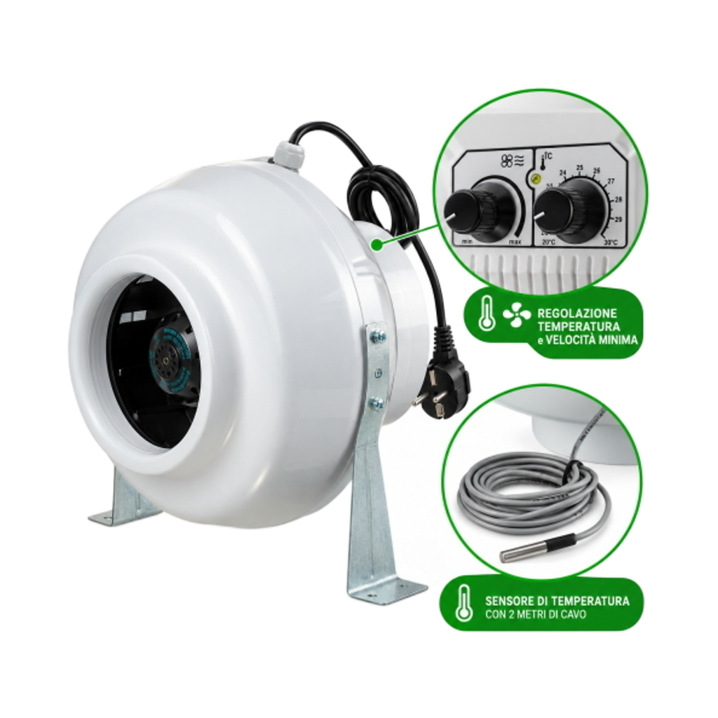 Vents VK 200 UN – Aspiratore con termostato