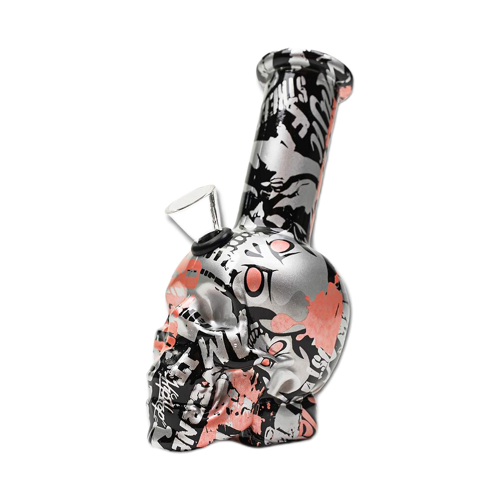 Black Leaf – Mini bong Skull #1 fluorescente 15 cm