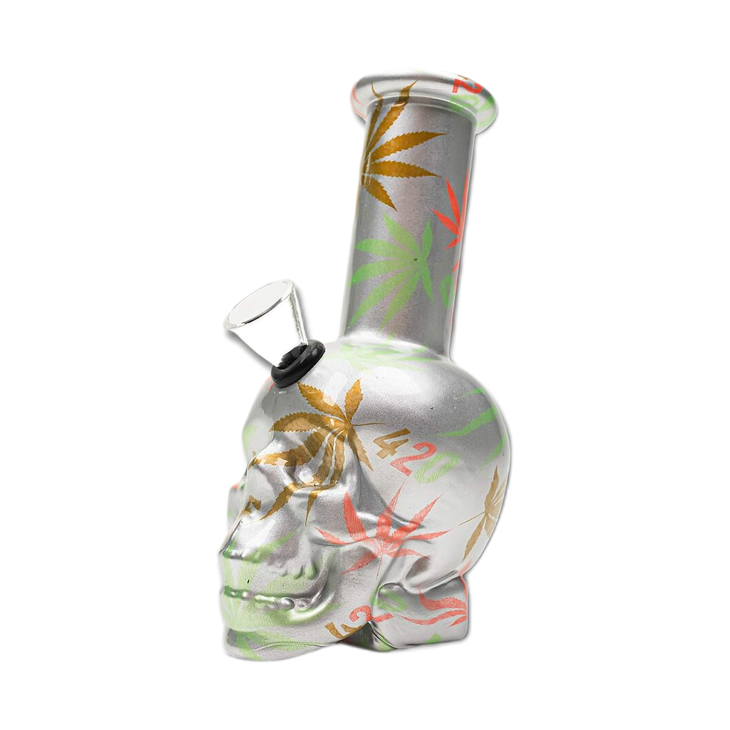 Black Leaf – Mini bong Skull #2 fluorescente 15 cm