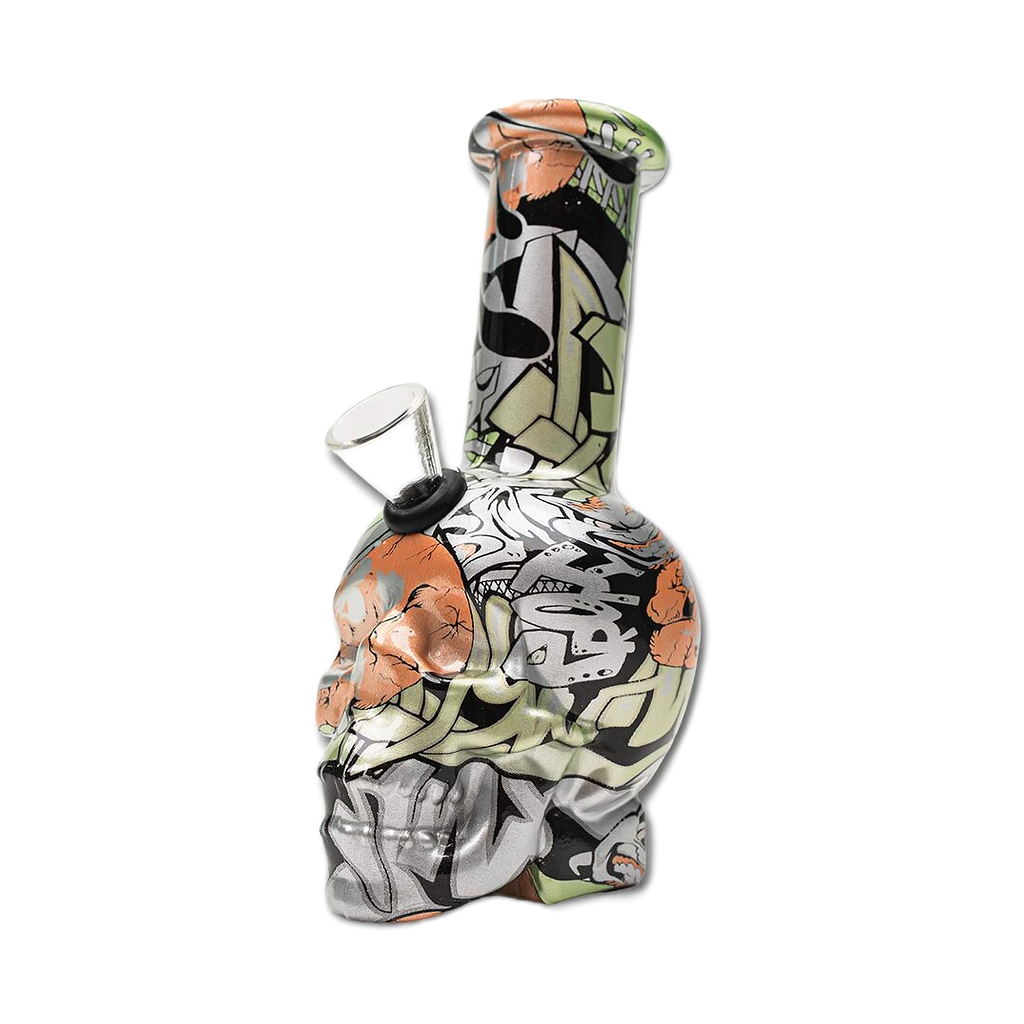Black Leaf – Mini bong Skull #3 fluorescente 15 cm