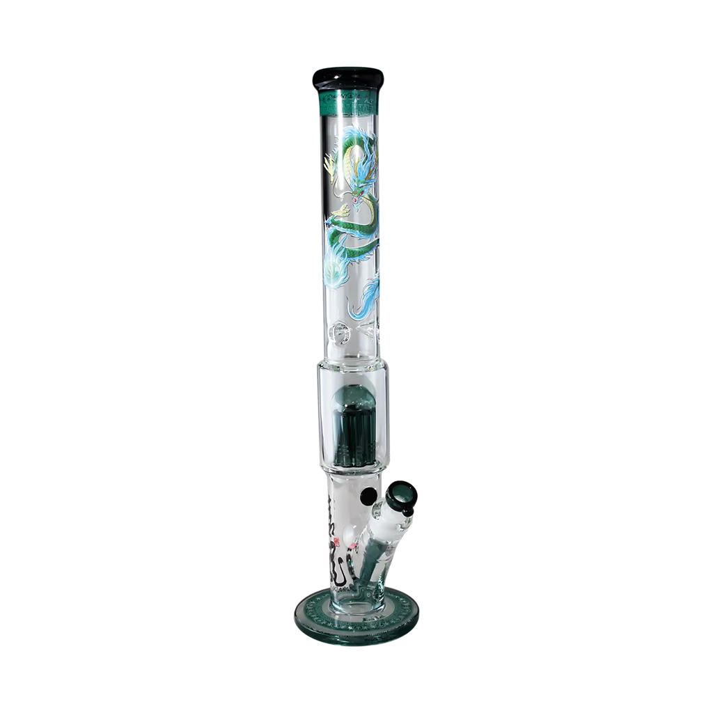 Black Leaf – Ice bong Qinglong con perc tree a 10 bracci 50 cm