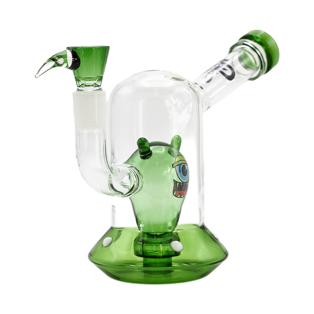 Grace Glass – Bong Spaceship Alien verde 18 cm