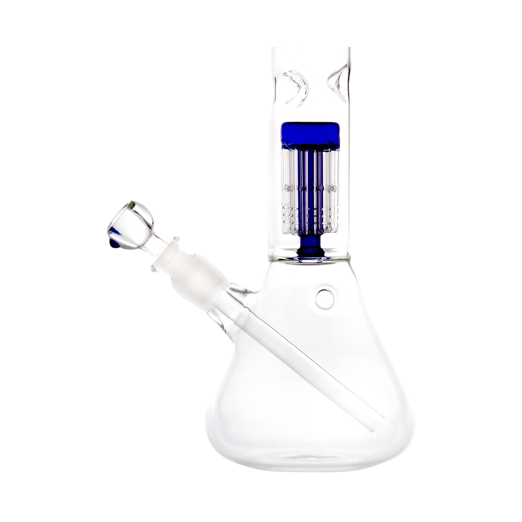 Amsterdam – Ice bong beaker con perc tree a 8 bracci blu 40 cm