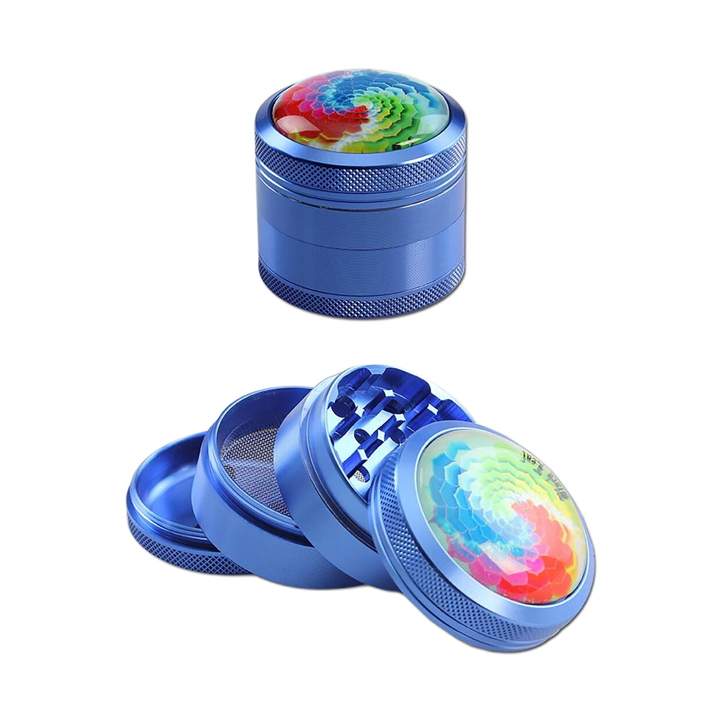 Black Leaf – Grinder 4 parti Mandala azzurro 50 mm