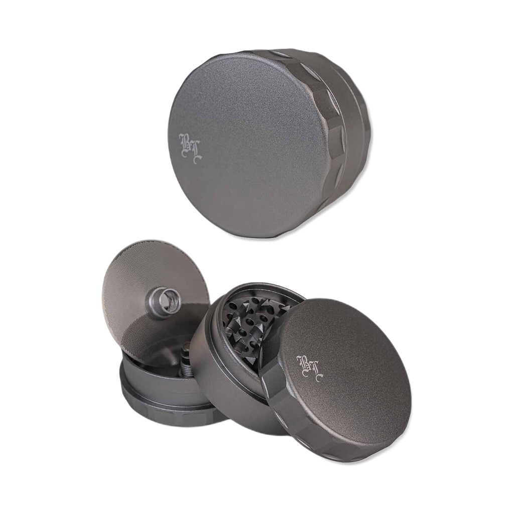 Black Leaf – Grinder 3 parti grigio titanio 64 mm