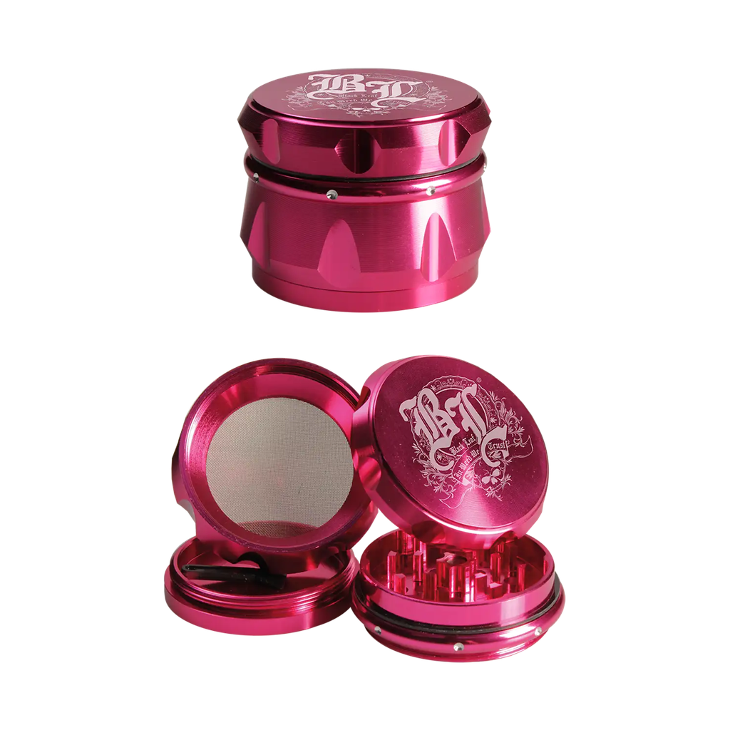 Black Leaf – Grinder 4 parti Crown rosa 55 mm