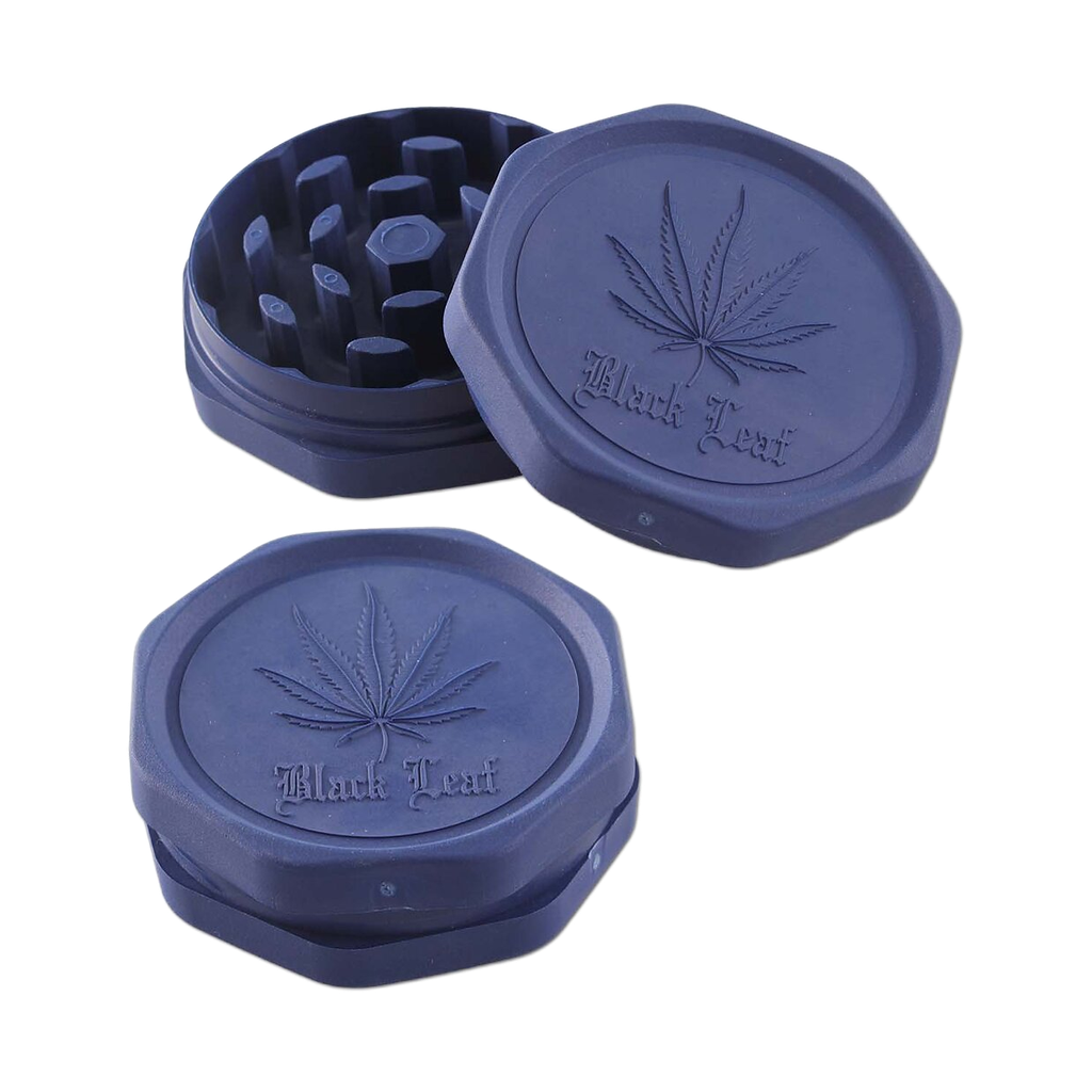 Black Leaf – Grinder sostenibile 2 parti blu 62 mm