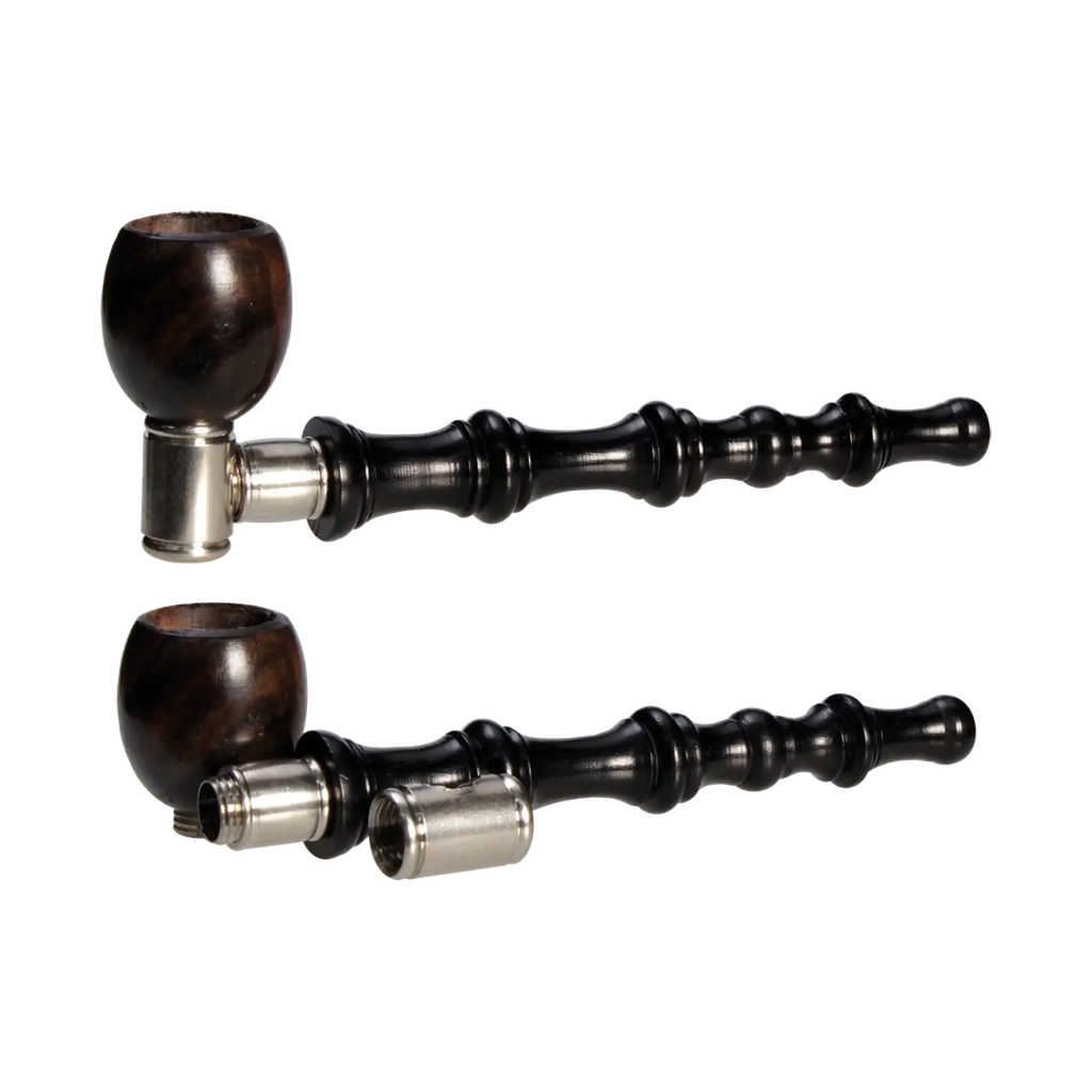 Pipa avvitabile in metallo e legno 13 cm