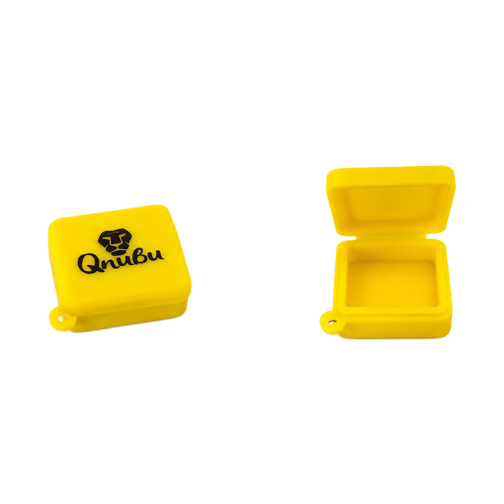 Qnubu – Contenitore quadrato giallo 4 cm