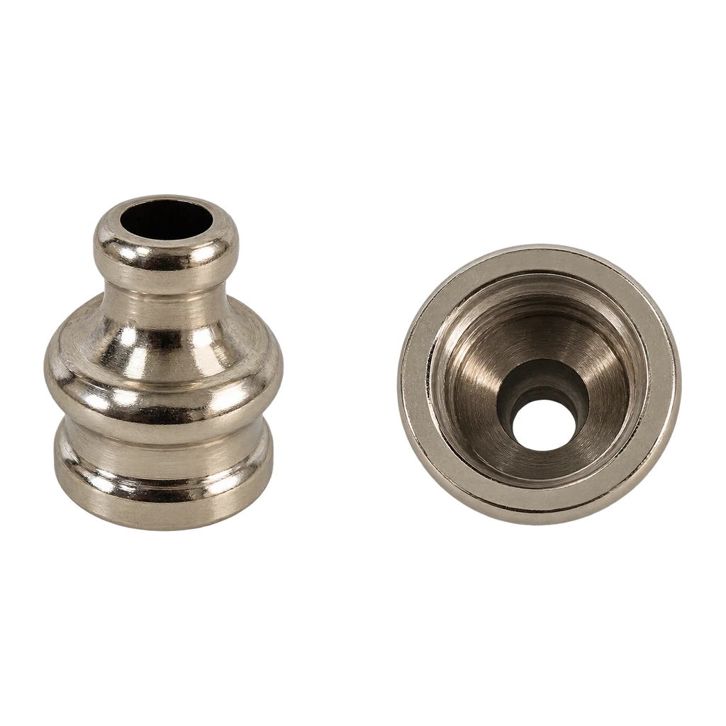 Fornello in metallo cromato per bong in plexiglass Ø 10 mm