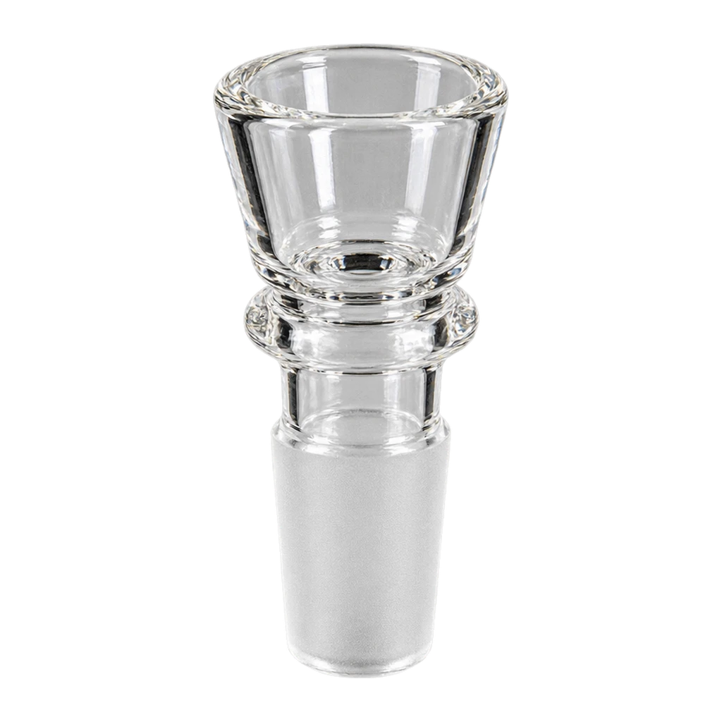 Bowl in vetro a imbuto maschio SG 18, vista frontale