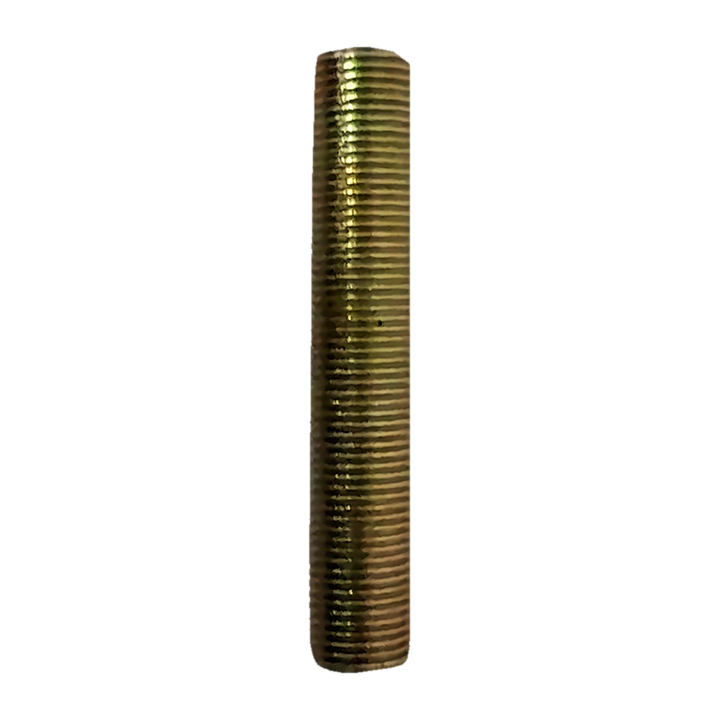 Tubo filettato in metallo Ø 10 × 55 mm per bong in plastica