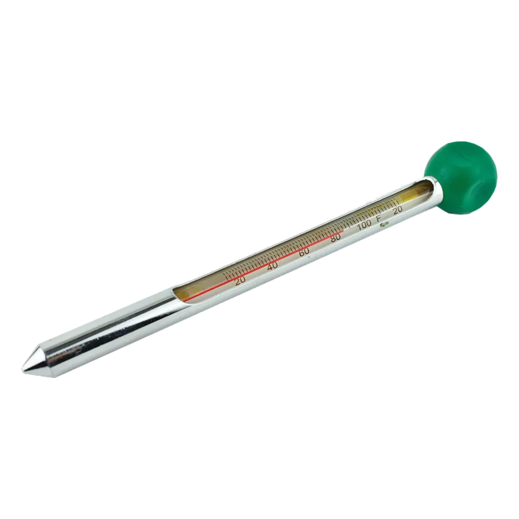 Termometro da terreno Gardman con sonda e pomello verde