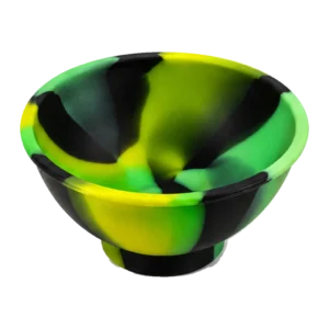 Impastiera in silicone multicolore giallo, verde e nero