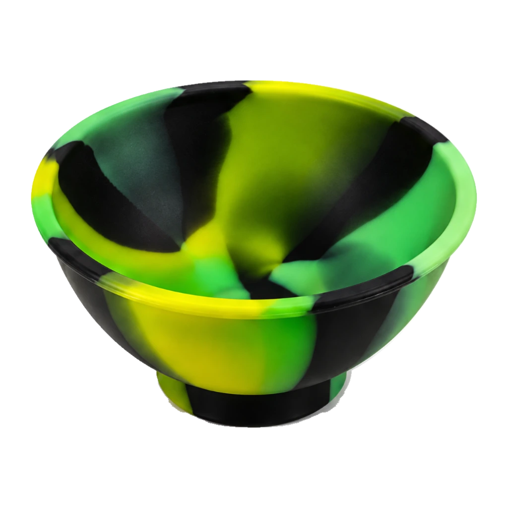 Impastiera in silicone multicolore giallo, verde e nero