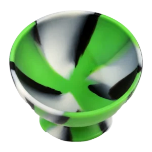 Impastiera in silicone multicolore verde, bianco e nero