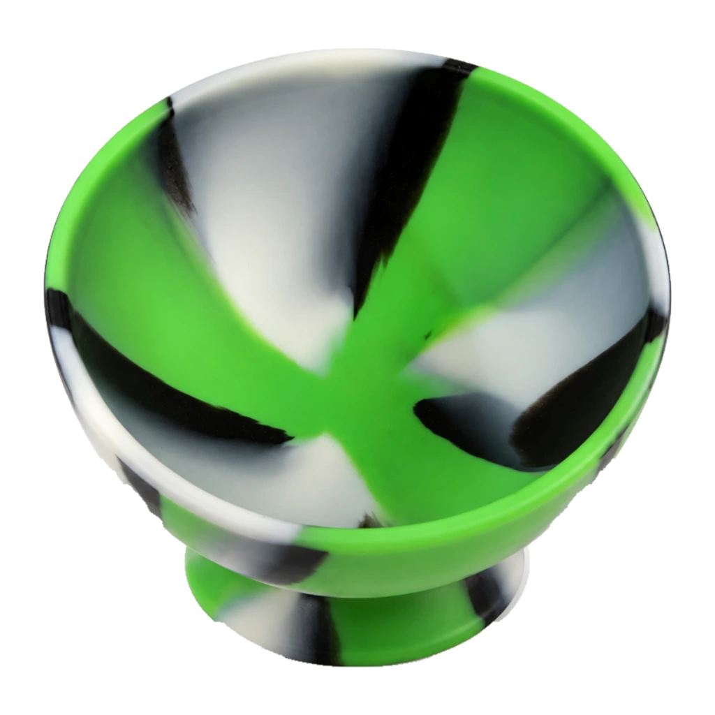 Impastiera in silicone multicolore verde, bianco e nero