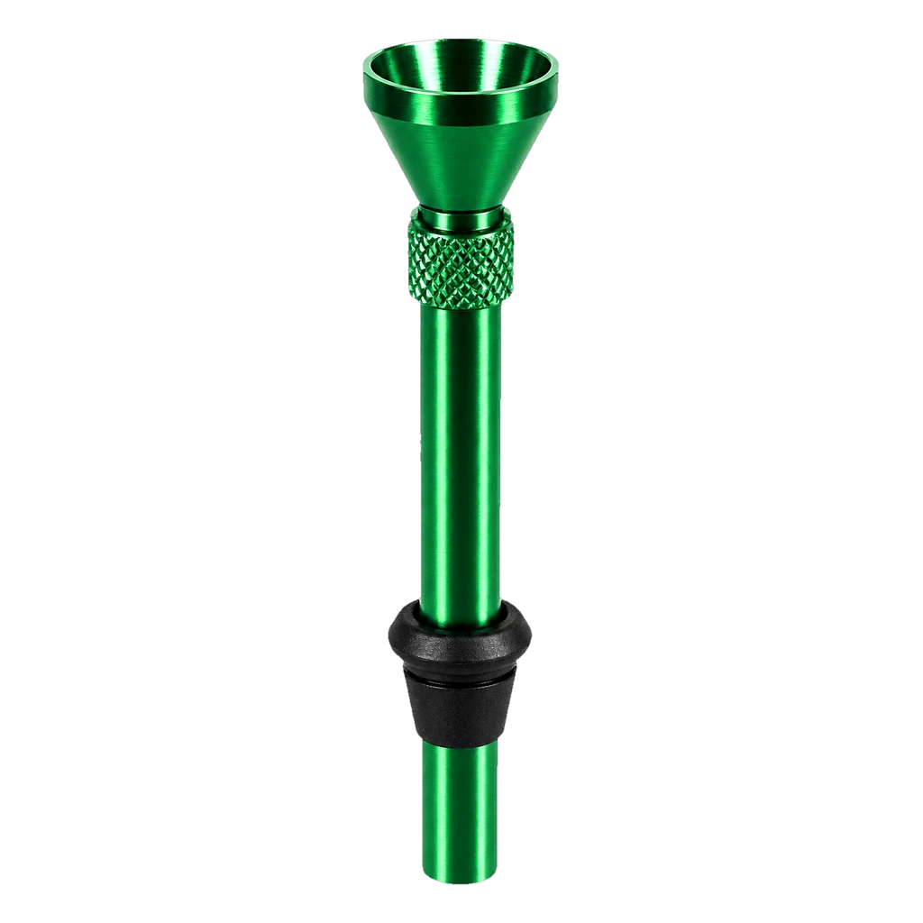 Pescante con fornello a cono svitabile e gommino per bong in acrilico – 8 cm, colore assortito