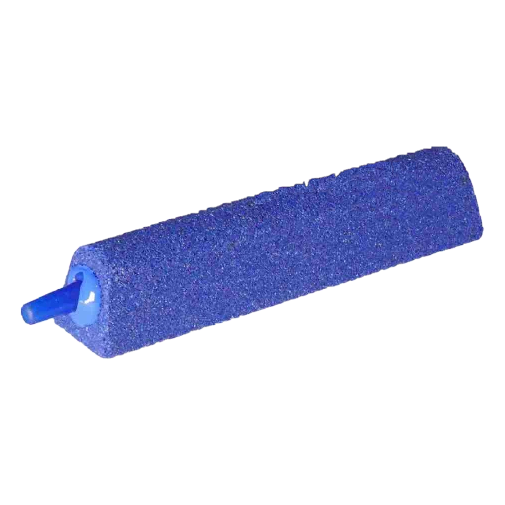 Pietra porosa blu da 10 cm con ugello per tubo aria