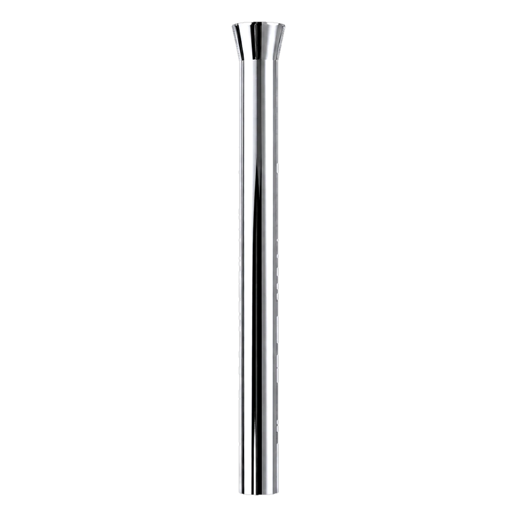 Snuff tube in metallo argento 8 cm