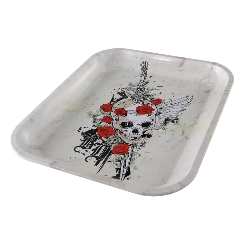 Vassoio BL - Skull & Roses 34 x 27,5 cm